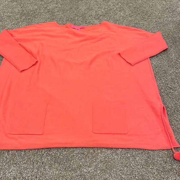 Lilly Pulitzer Elba sweater size xxs in tangerine - Picture 2 of 8
